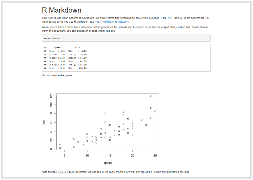 R Markdown basic template.